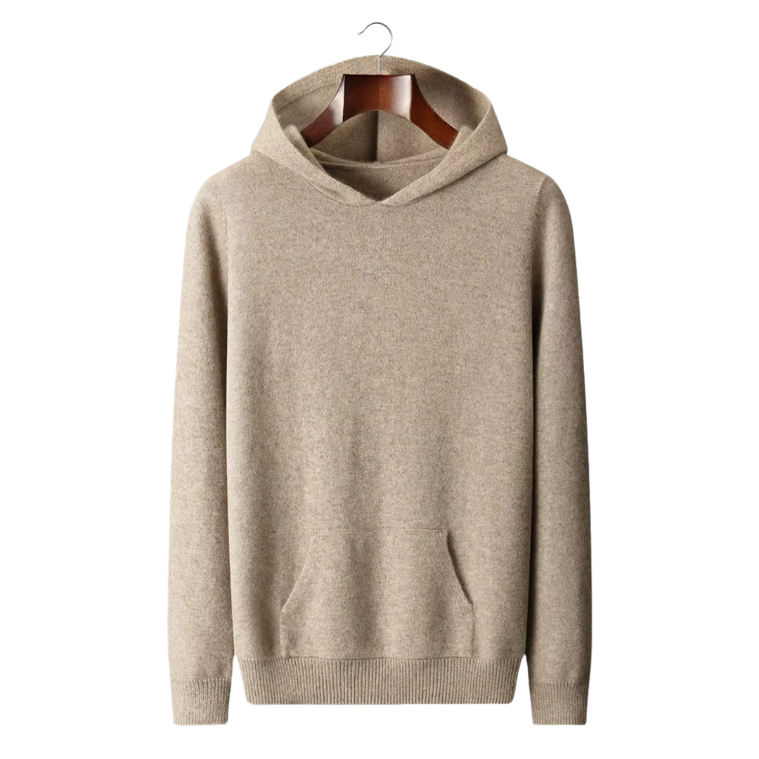 Kashmir Grå Hoodie Plysch Regular Fit 0