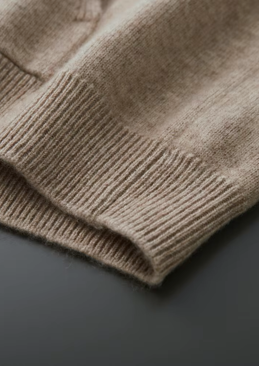 Kashmir Grå Hoodie Plysch Regular Fit 2