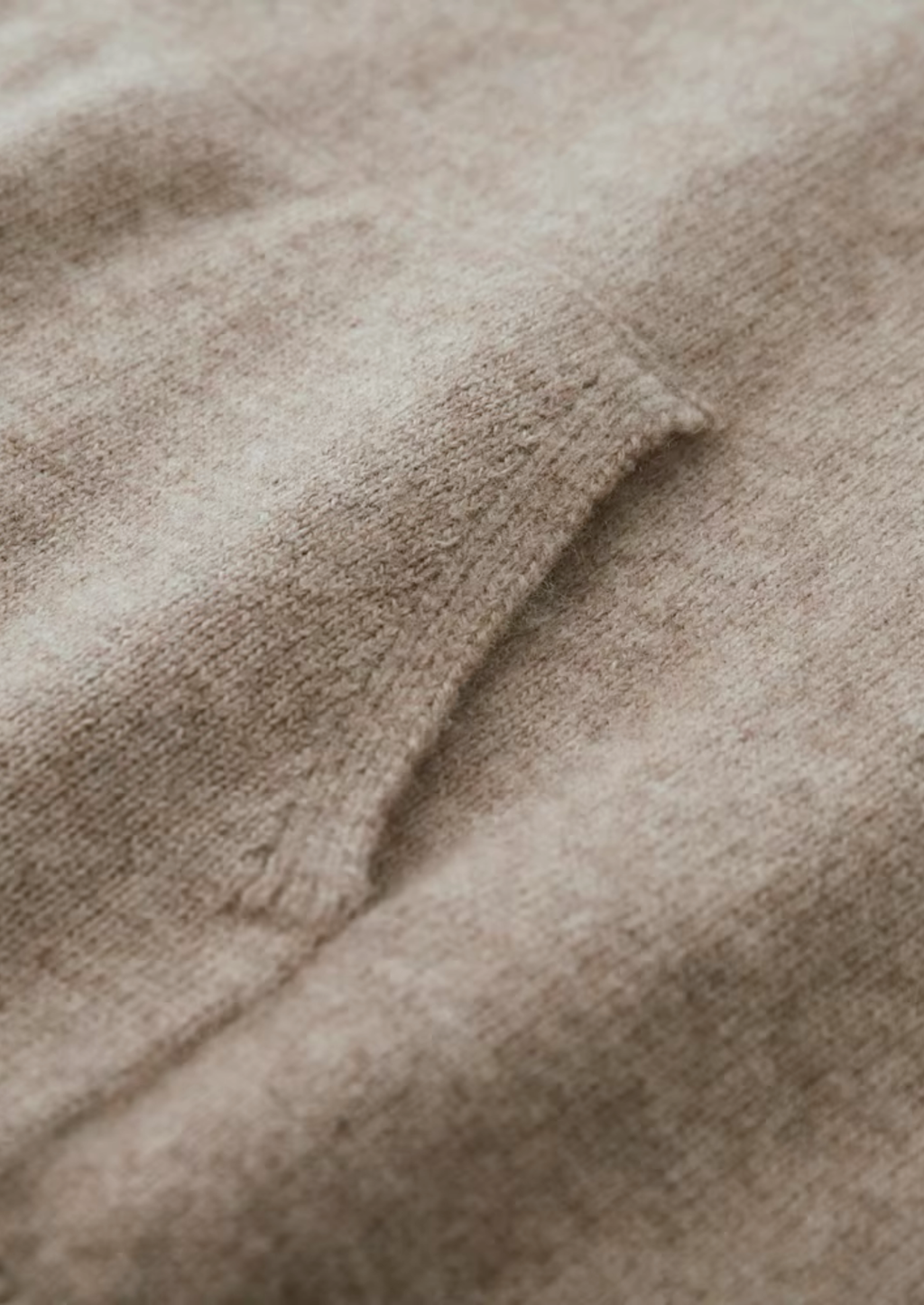 Kashmir Grå Hoodie Plysch Regular Fit 3