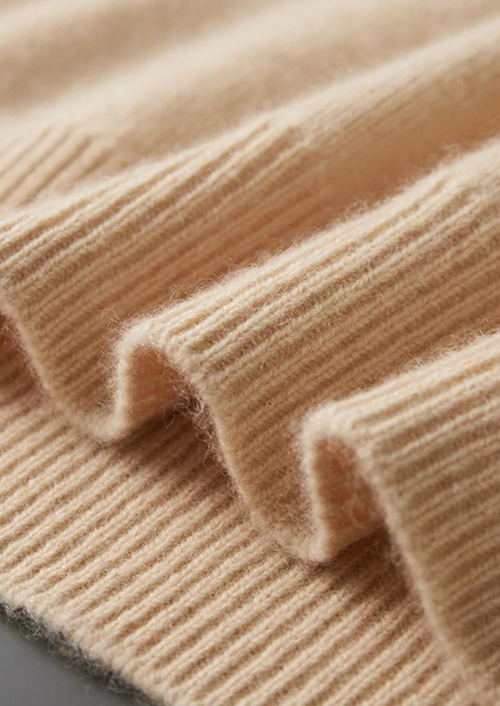 Kashmir Grå Hoodie Plyschig Relaxed Fit 1