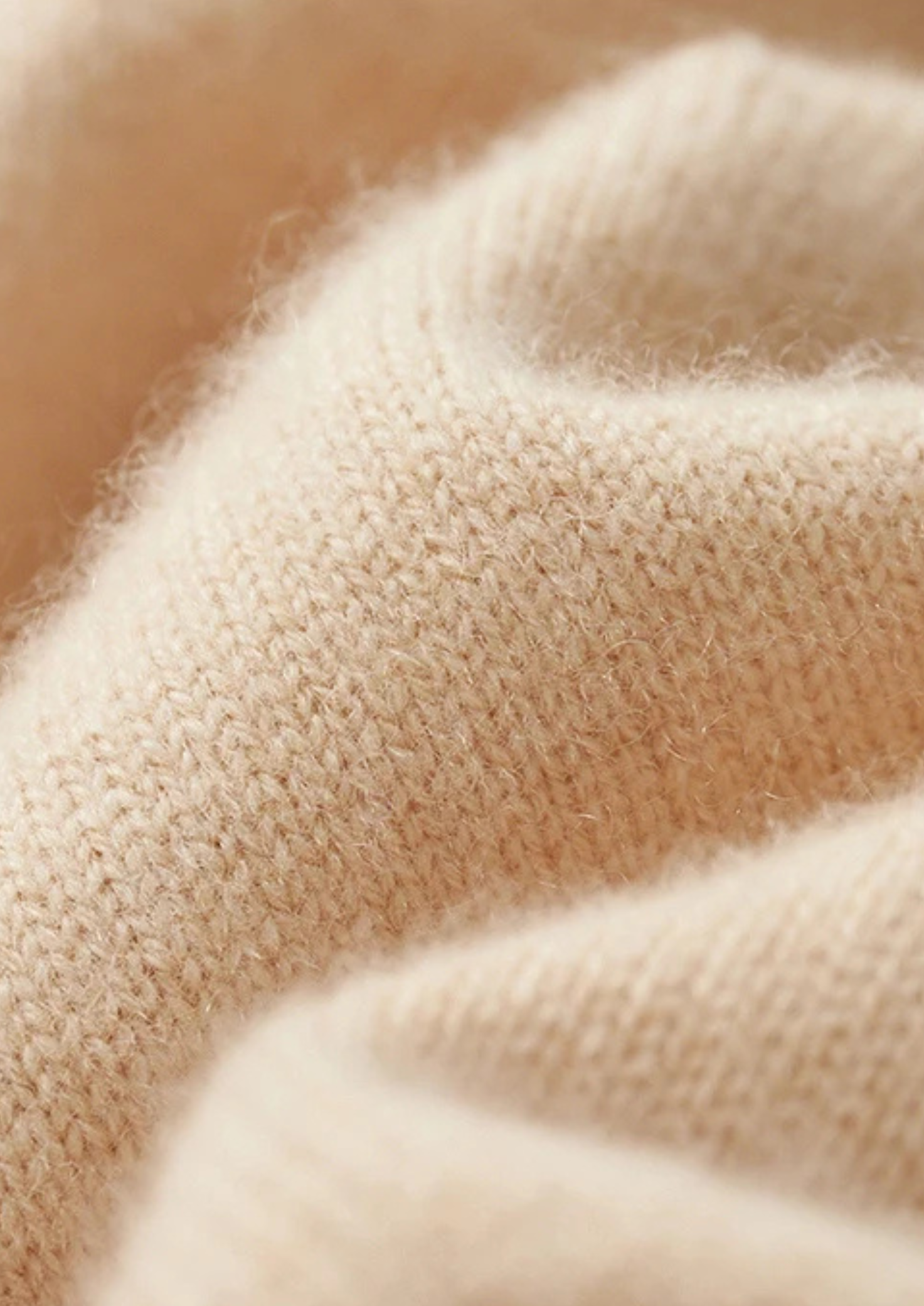 Kashmir Grå Hoodie Plyschig Relaxed Fit 2