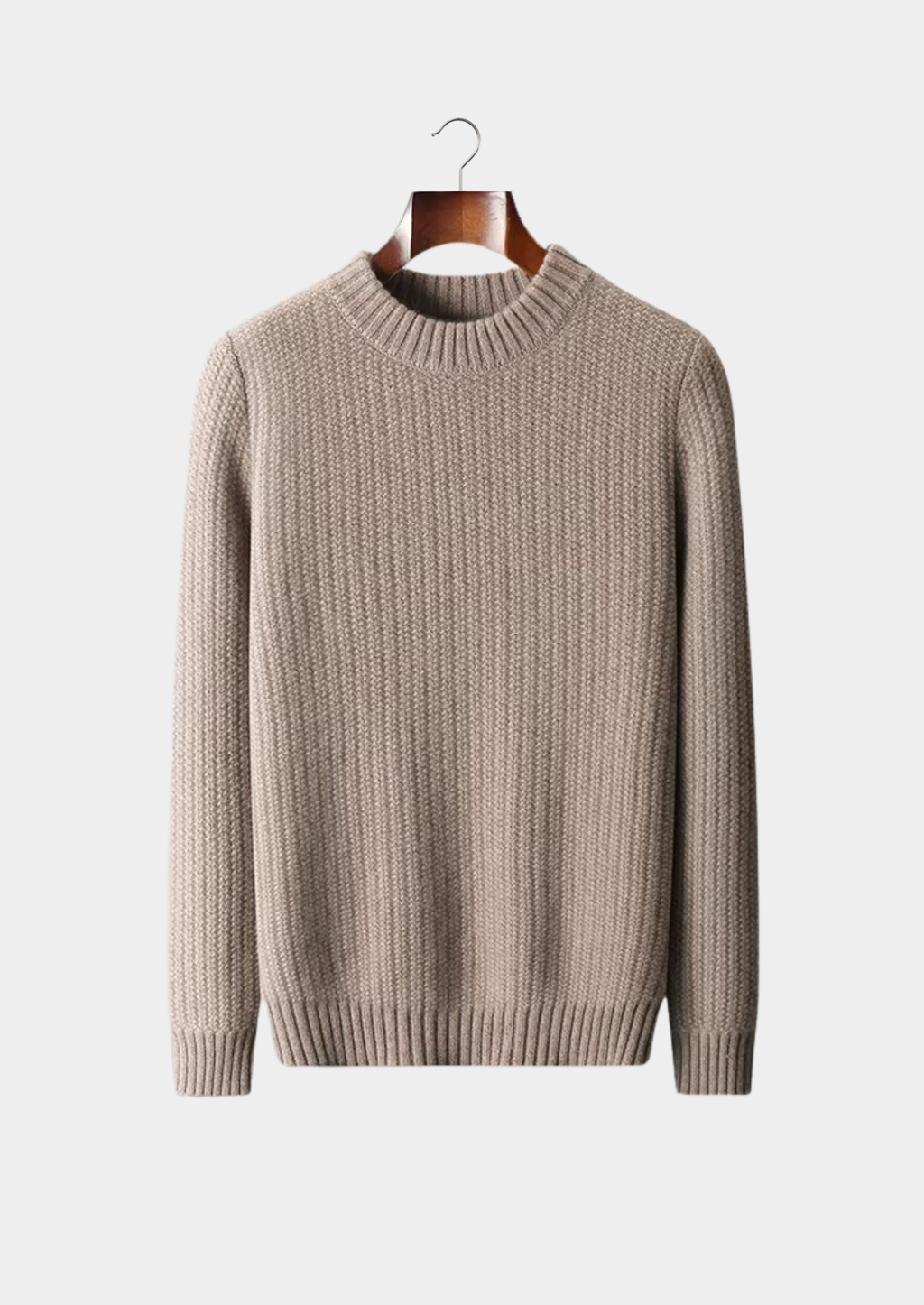 Kashmir Grå Tröja Crewneck Regular Fit 7