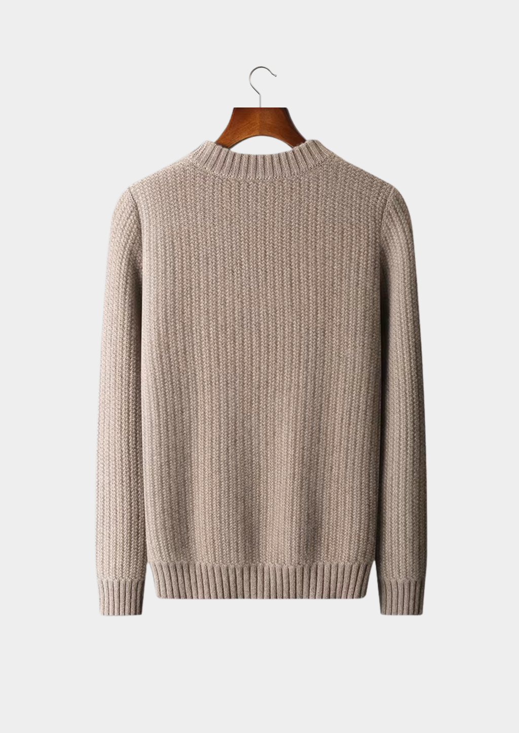 Kashmir Grå Tröja Crewneck Regular Fit 8
