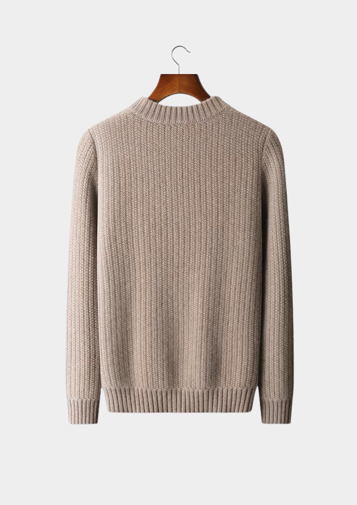 Kashmir Grå Tröja Crewneck Regular Fit 8