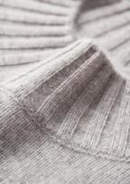 Kashmir Grå Tröja Mockneck Regular Fit 3
