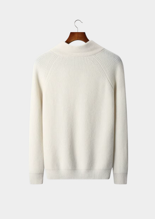 Kashmir Grå Tröja V-hals Regular Fit 1