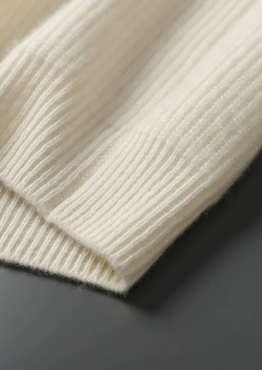 Kashmir Grå Tröja V-hals Regular Fit 8