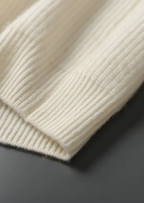Kashmir Grå Tröja V-hals Regular Fit 8