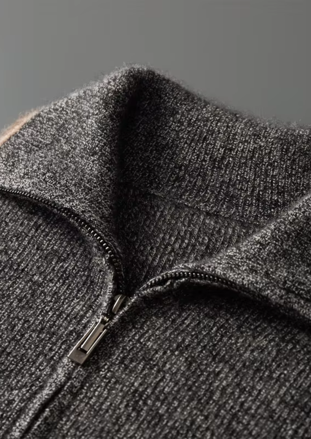 Kashmir Randig Kardigan Mjuk Regular Fit 4