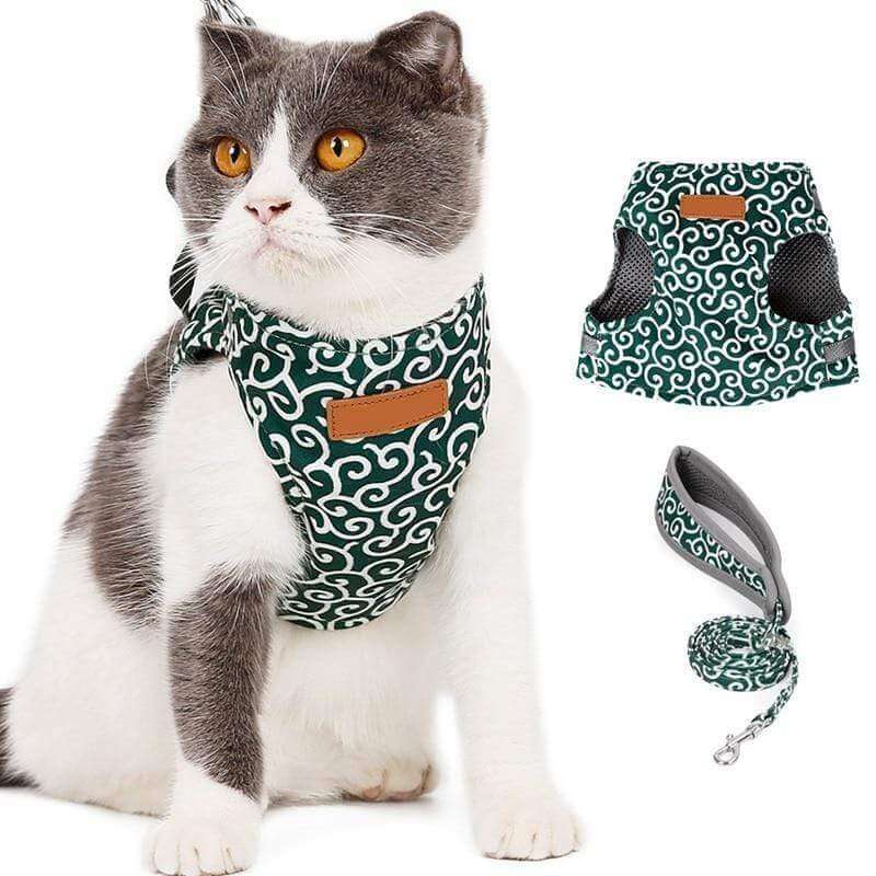Kattsele i Ventilerande Mesh med Justerbara Remmar 3