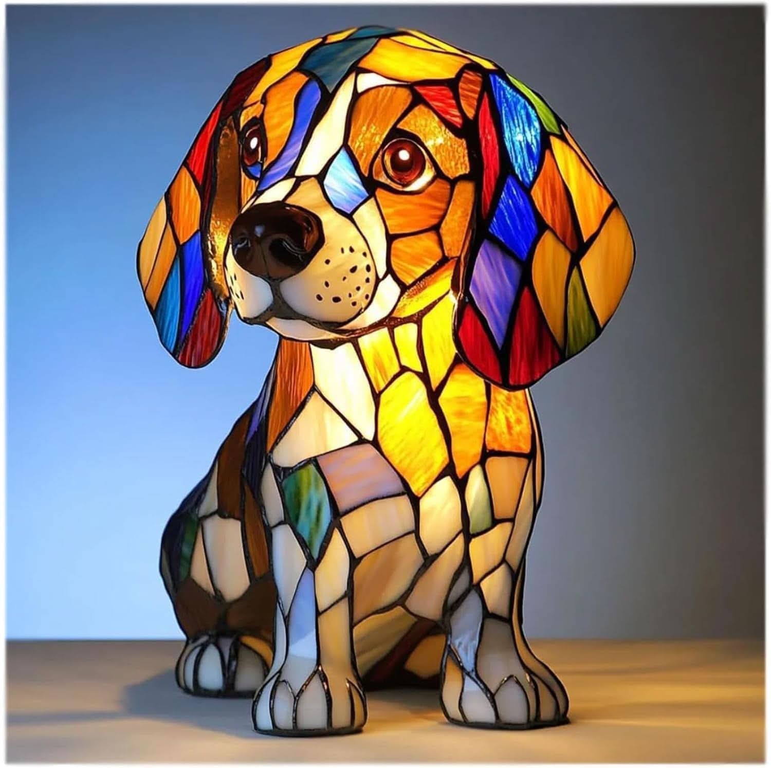 LED-nattlampa med Hundmotiv 1