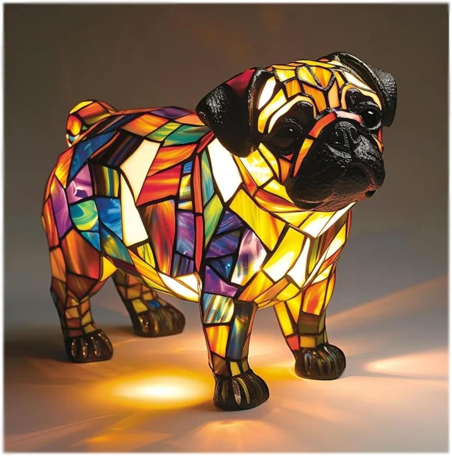 LED-nattlampa med Hundmotiv 12