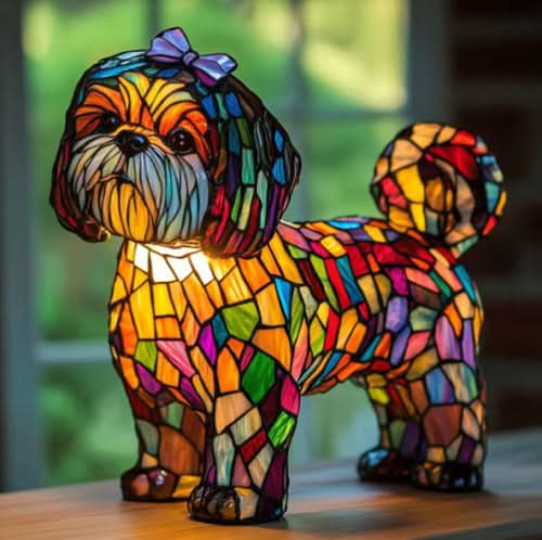 LED-nattlampa med Hundmotiv 20