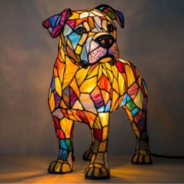 LED-nattlampa med Hundmotiv 21