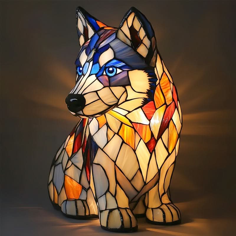 LED-nattlampa med Hundmotiv 23