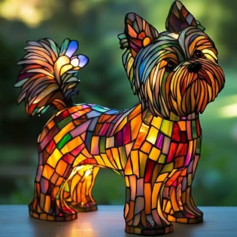 LED-nattlampa med Hundmotiv 28