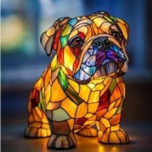 Bulldog i sittande position