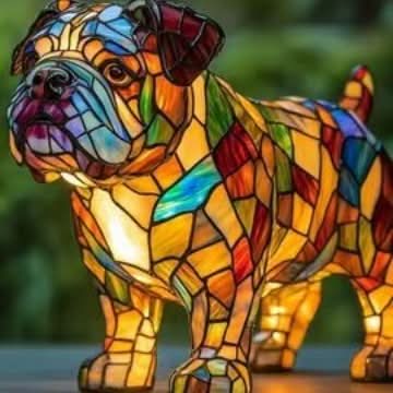 LED-nattlampa med Hundmotiv 5