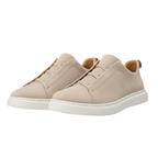Läder Grå Sneakers Slip-On Regular Fit 0