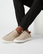 Läder Grå Sneakers Slip-On Regular Fit 1