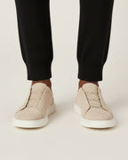 Läder Grå Sneakers Slip-On Regular Fit 2