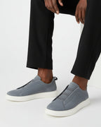 Läder Grå Sneakers Slip-On Regular Fit 7