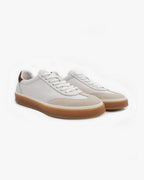 Läder Vit Sneaker Polerad Regular Fit 3