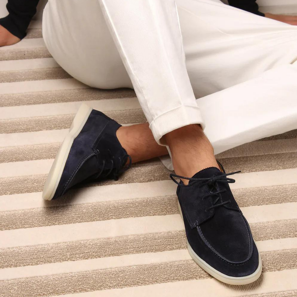 Loafers med Snörning och Slät Sula 0
