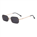 Metall Guld Solglasögon UV-skydd Regular Fit 0
