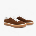Mocka Grå Sneakers Polerad Yta Regular Fit 0