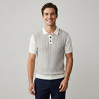 Randstickad Polo