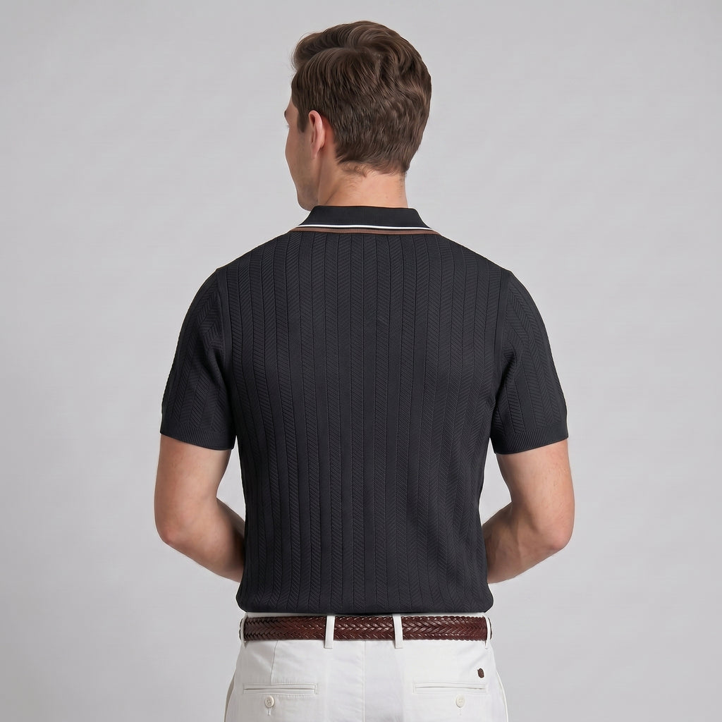 Chevronstickad Polo
