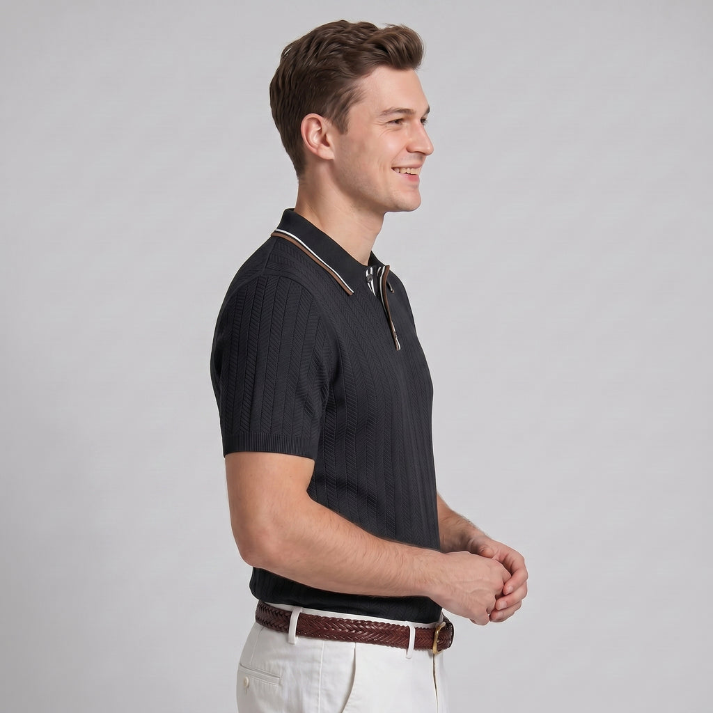 Chevronstickad Polo