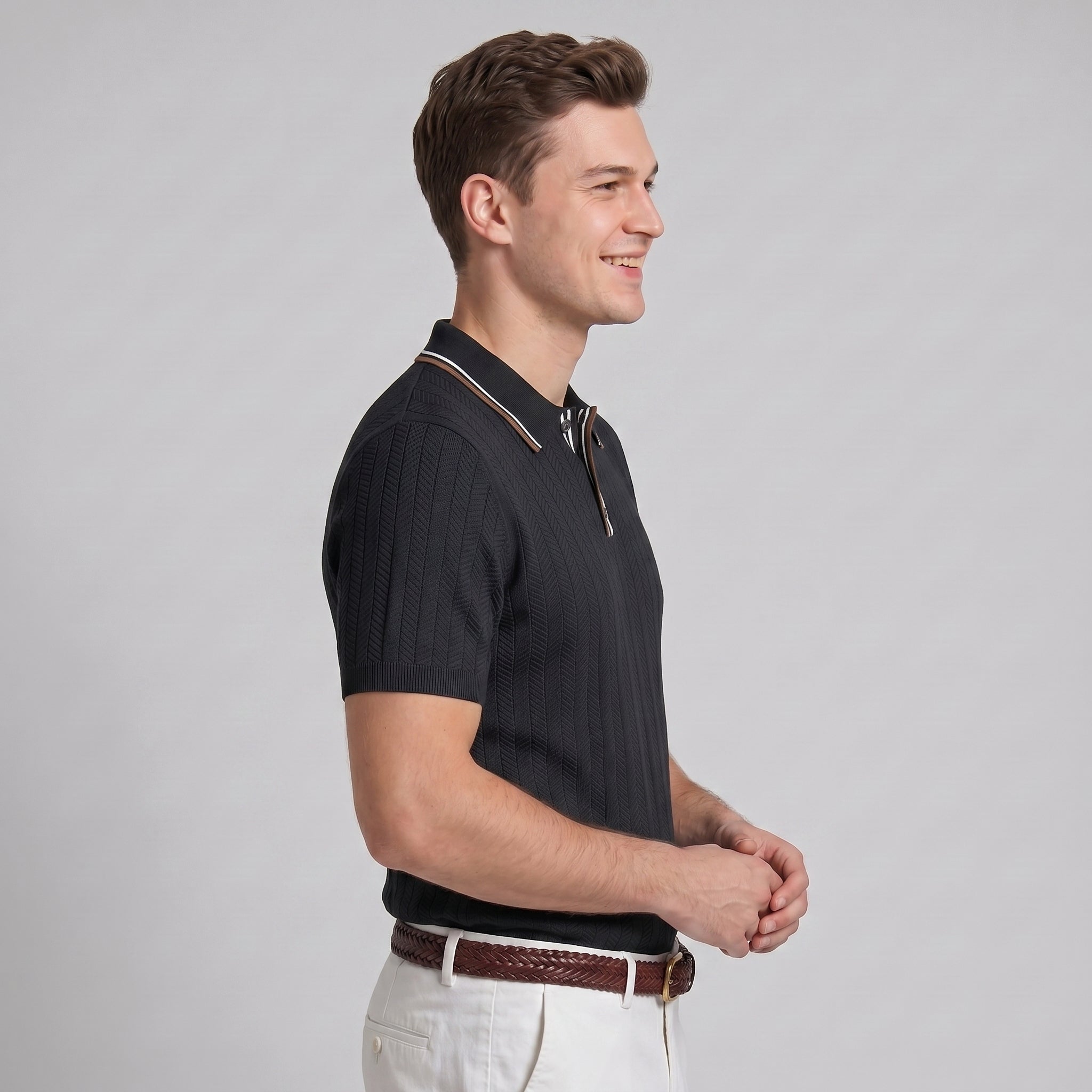 Chevronstickad Polo