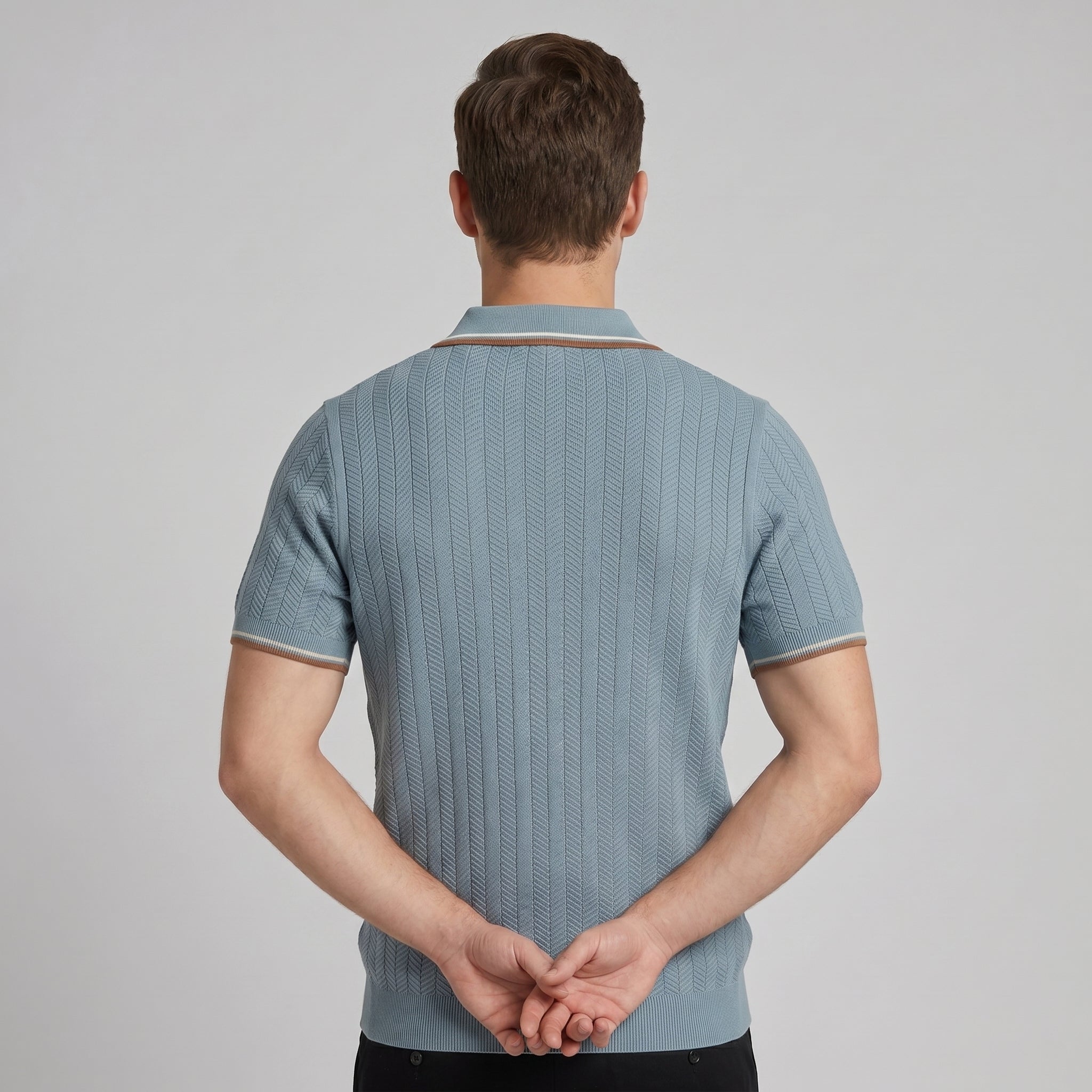 Chevronstickad Polo