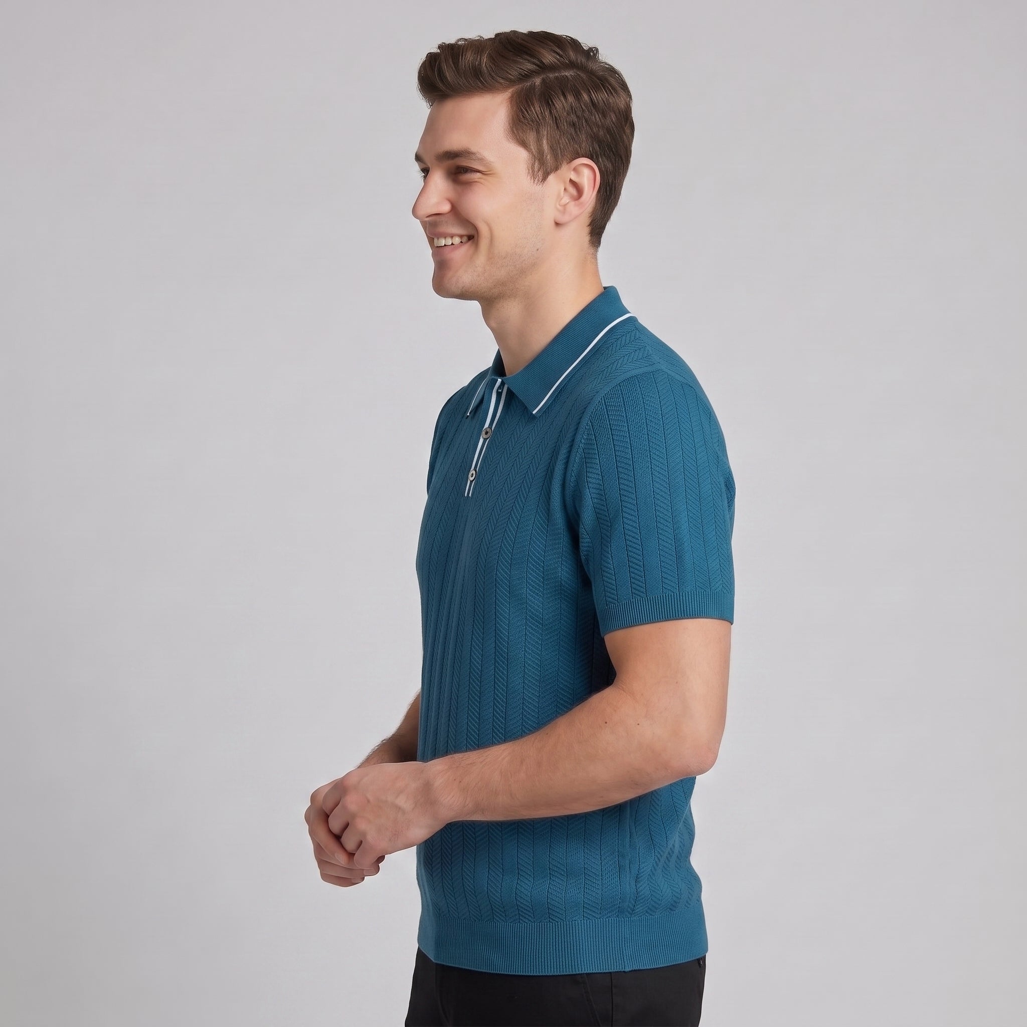 Chevronstickad Polo