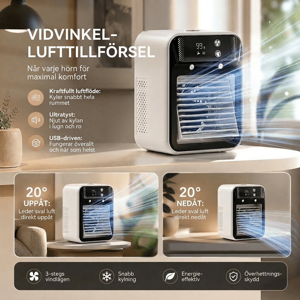 Portabel Mistfläkt ? Snabb Svalka för Komfort och Avkoppling 1