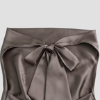 Satinblandad draperad topp 1