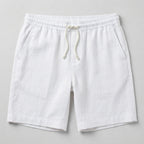 Sommar Shorts Linne Justerbar Midja