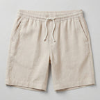 Sommar Shorts Linne Justerbar Midja