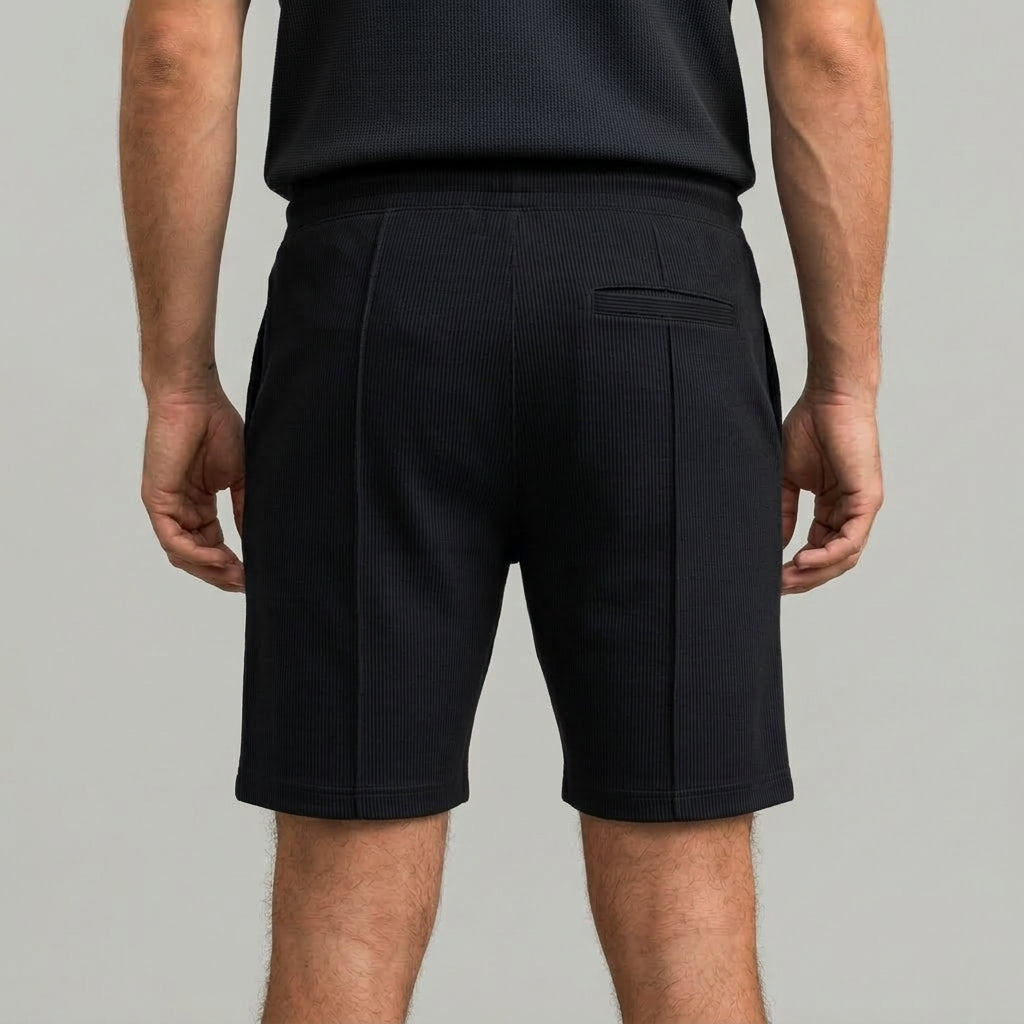 Ribbad Shorts Sommar Mjuk Struktur