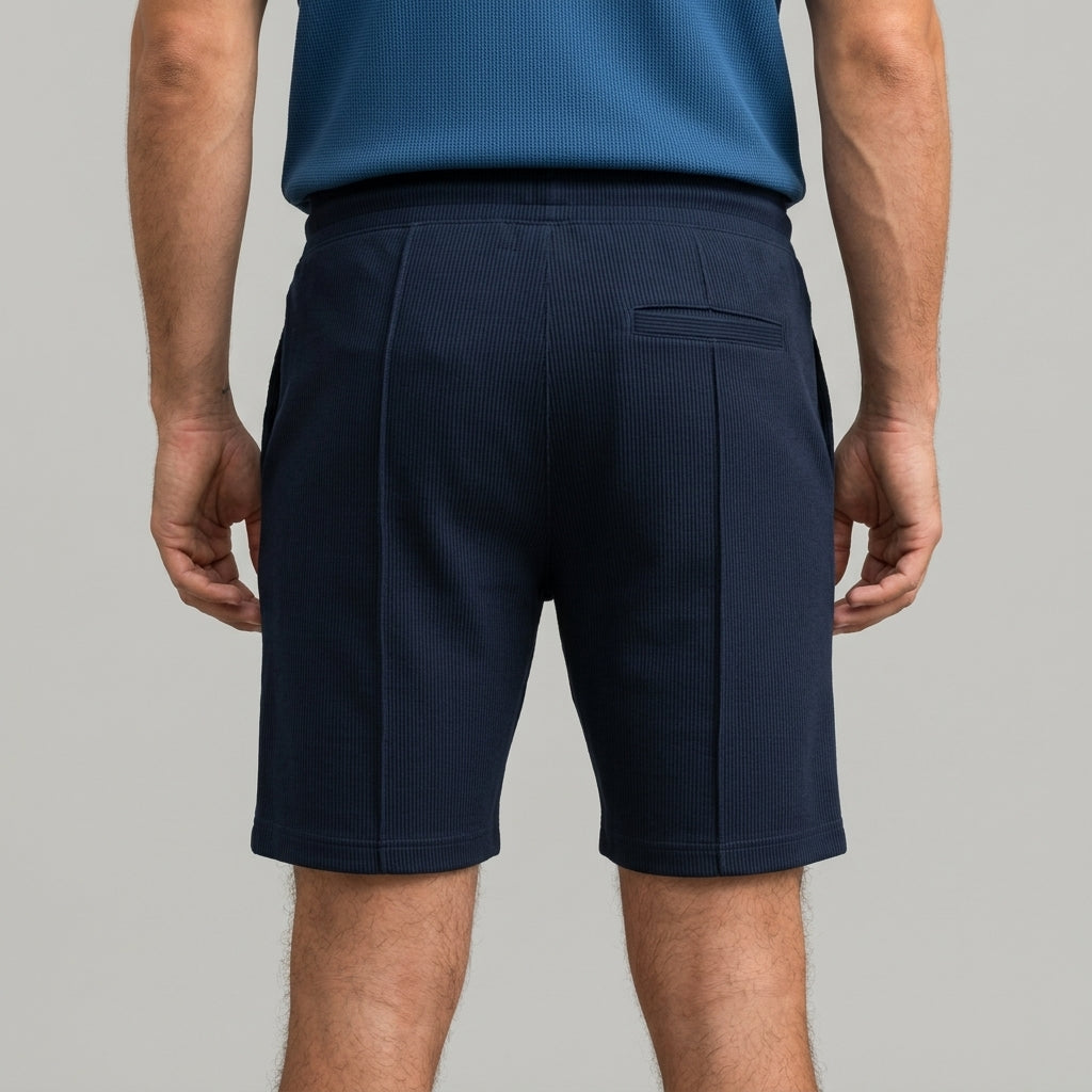 Ribbad Shorts Sommar Mjuk Struktur