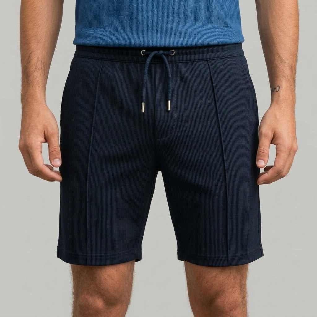 Ribbad Shorts Sommar Mjuk Struktur