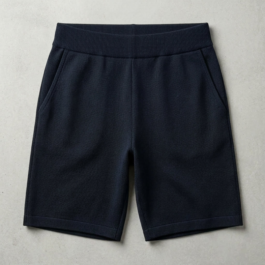 Stickade Shorts Bekväm Passform