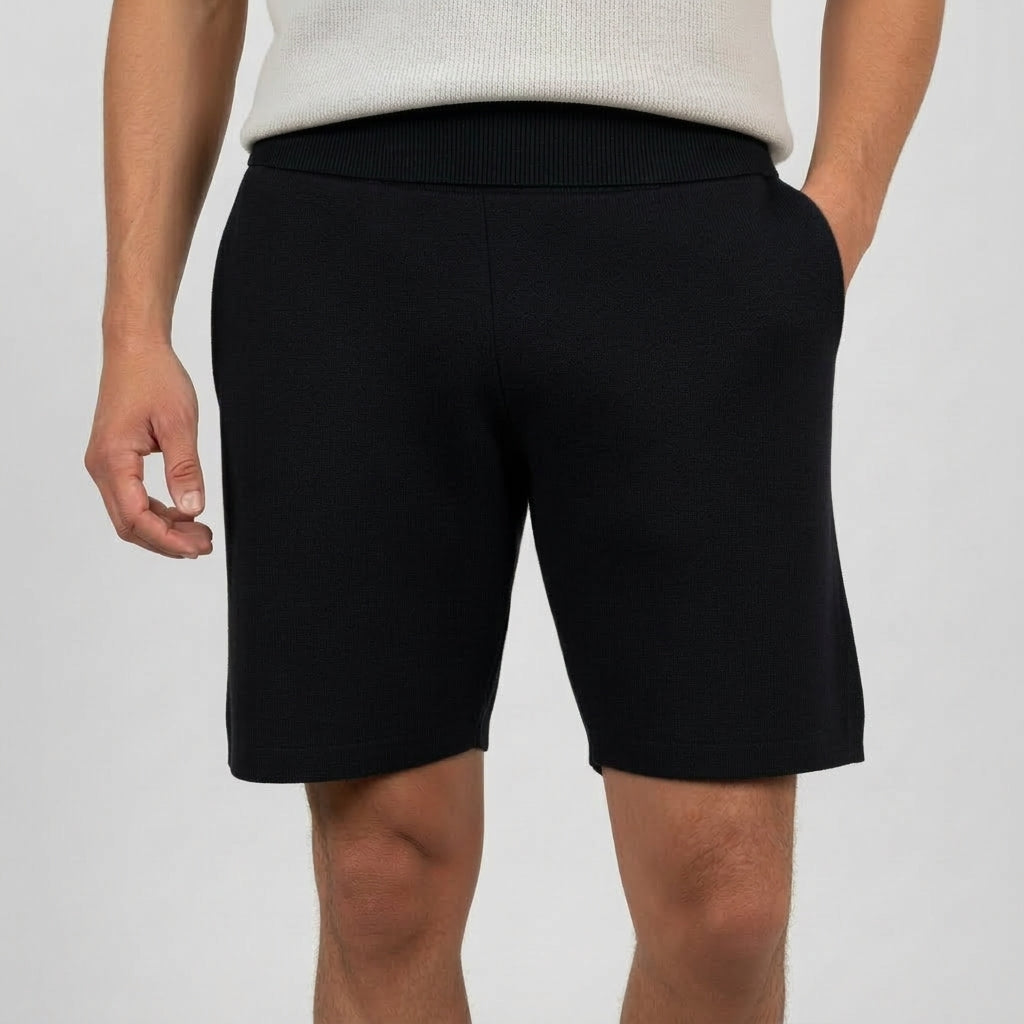 Stickade Shorts Bekväm Passform