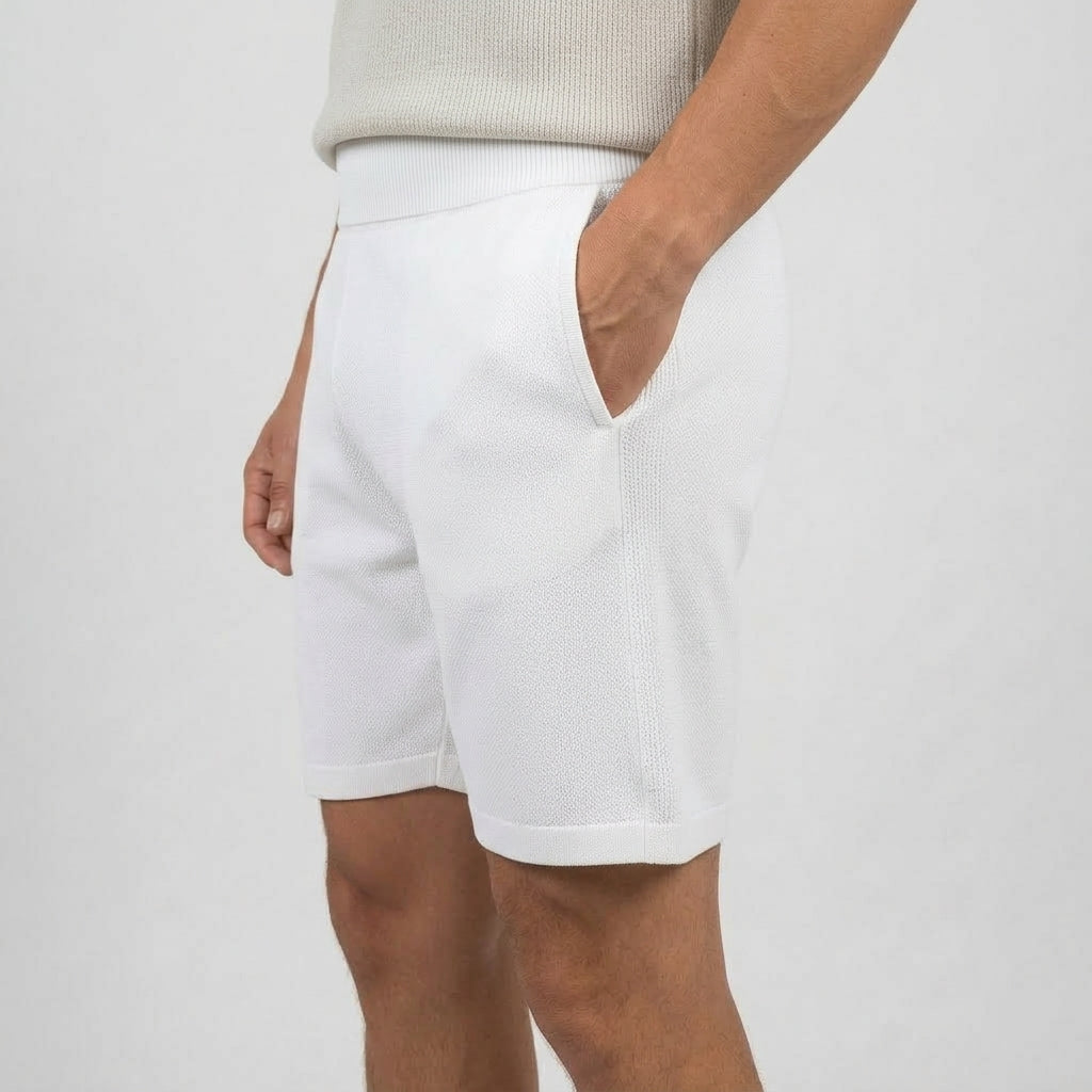 Stickade Shorts Bekväm Passform