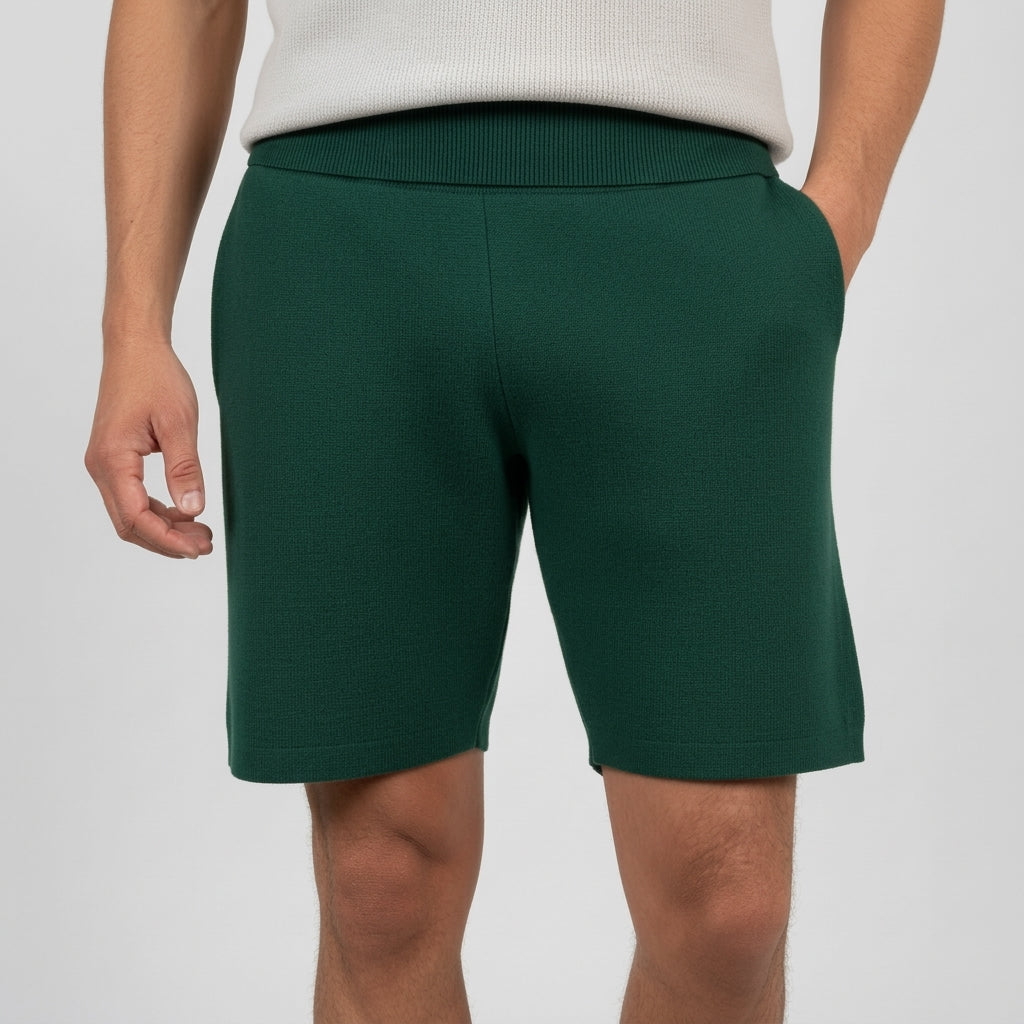 Stickade Shorts Bekväm Passform