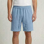Texturerade Shorts Herr Minimal Sommar Stil
