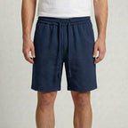 Texturerade Shorts Herr Minimal Sommar Stil