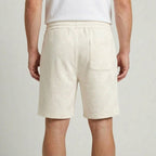 Texturerade Shorts Herr Minimal Sommar Stil